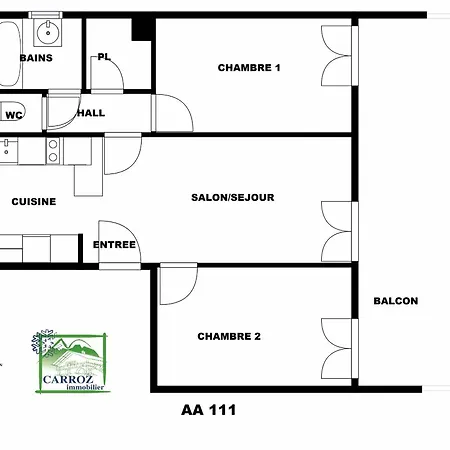 3 Pieces 6/8 Pers Centre Carroz Apartment Les Carroz d'Araches
